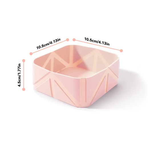 Pet Collapsible Travel Bowl - Silicone Portable Outdoor Food/Water Bowl for Dogs & Cats